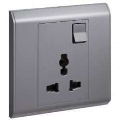 British standard sockets - 1 gang multi standard