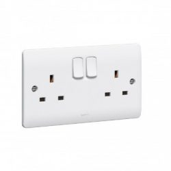 British standard sockets - 2 gang double