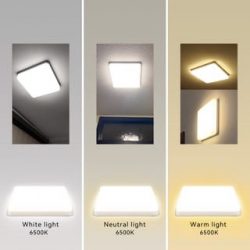 Ultra thin ceiling light lamp square 3