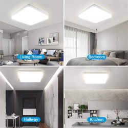 Ultra thin ceiling light lamp square 4